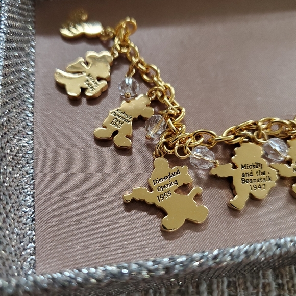 The Bradford Exchange Disney Mickey Mouse Through the Years Charm Bracelet - Picture 13 of 16